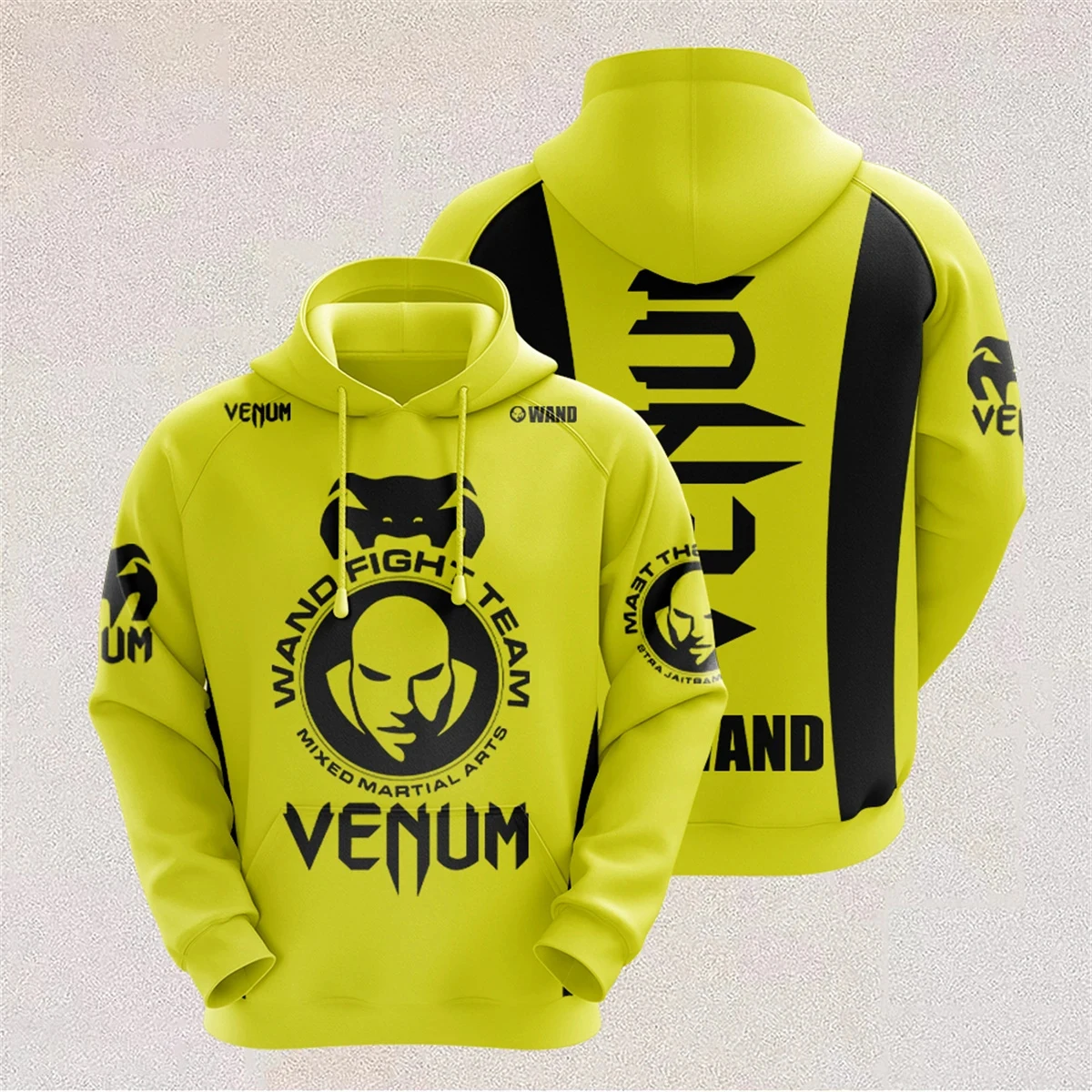 Męska bluza z kapturem oversize w stylu hip-hop streetwear Hhwg 190