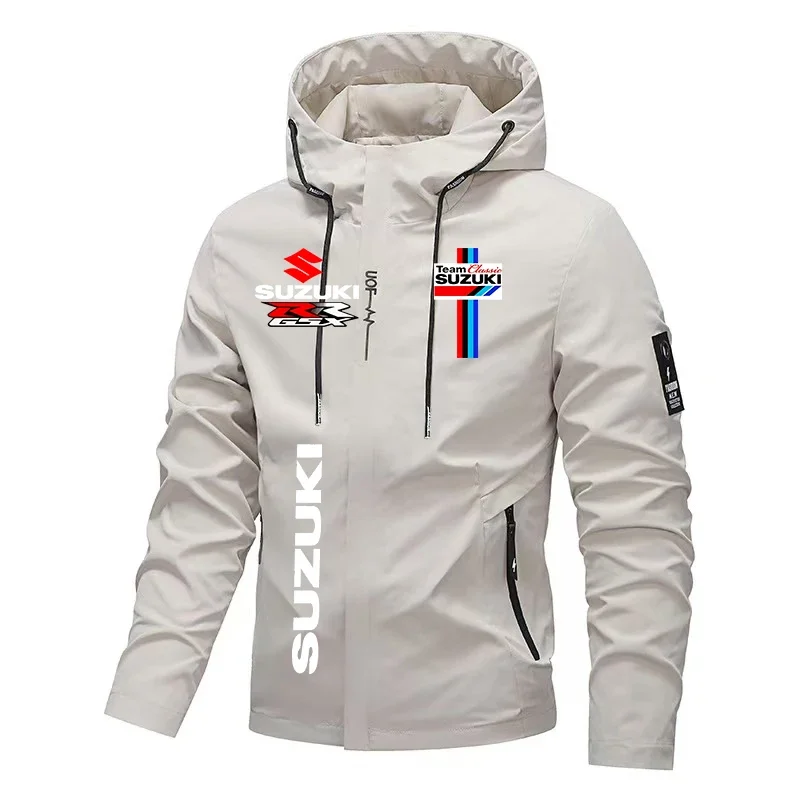 Męska bluza motocyklowa z kapturem, wiatroodporna 1