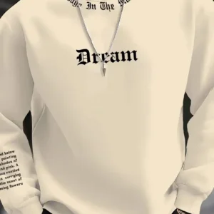 Męska bluza z nadrukiem 3D - bluza dresowa bez kaptura Ahkg237elwkj