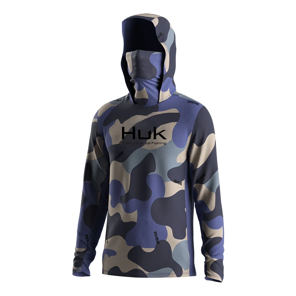 Męska bluza wędkarska z kapturem i ochroną UV B37lhh2533110225