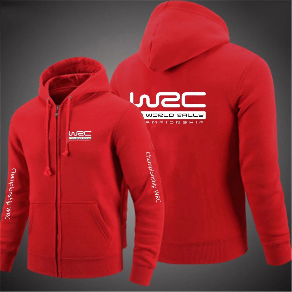 Męska bluza z kapturem WRC zapinana na zamek 12