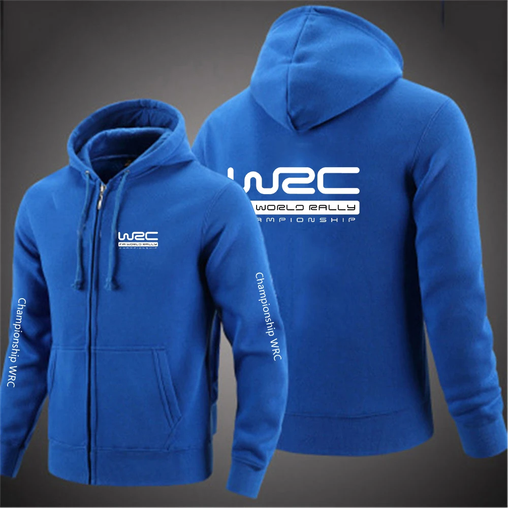 Męska bluza z kapturem WRC zapinana na zamek 6