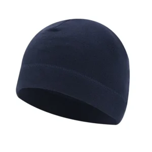 Męska czapka polarowa zimowa – ciepła czapka beanie outdoor Niebieski