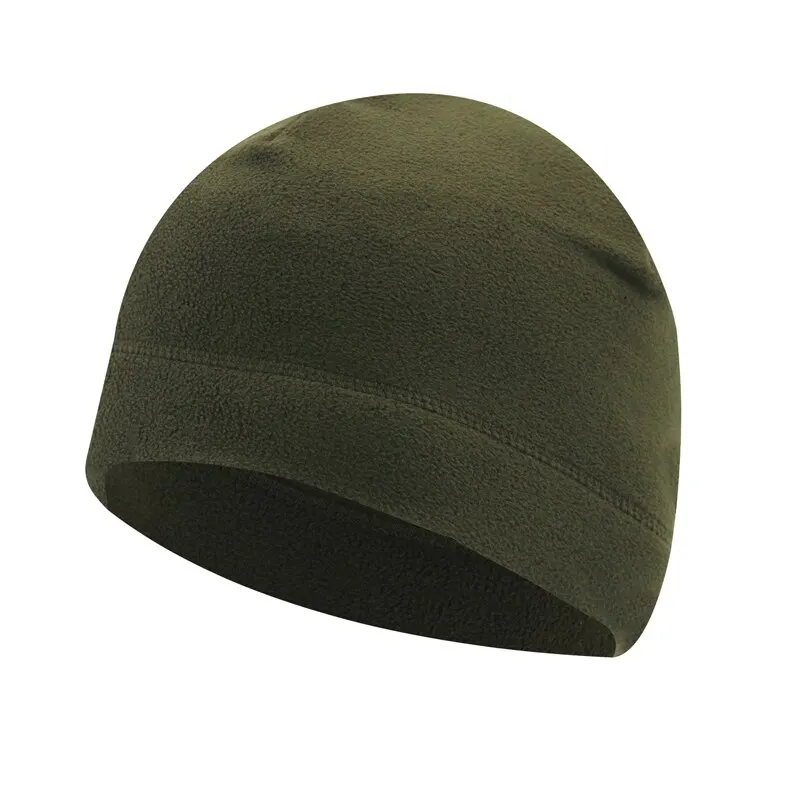 Męska czapka polarowa zimowa – ciepła czapka beanie outdoor Zielony