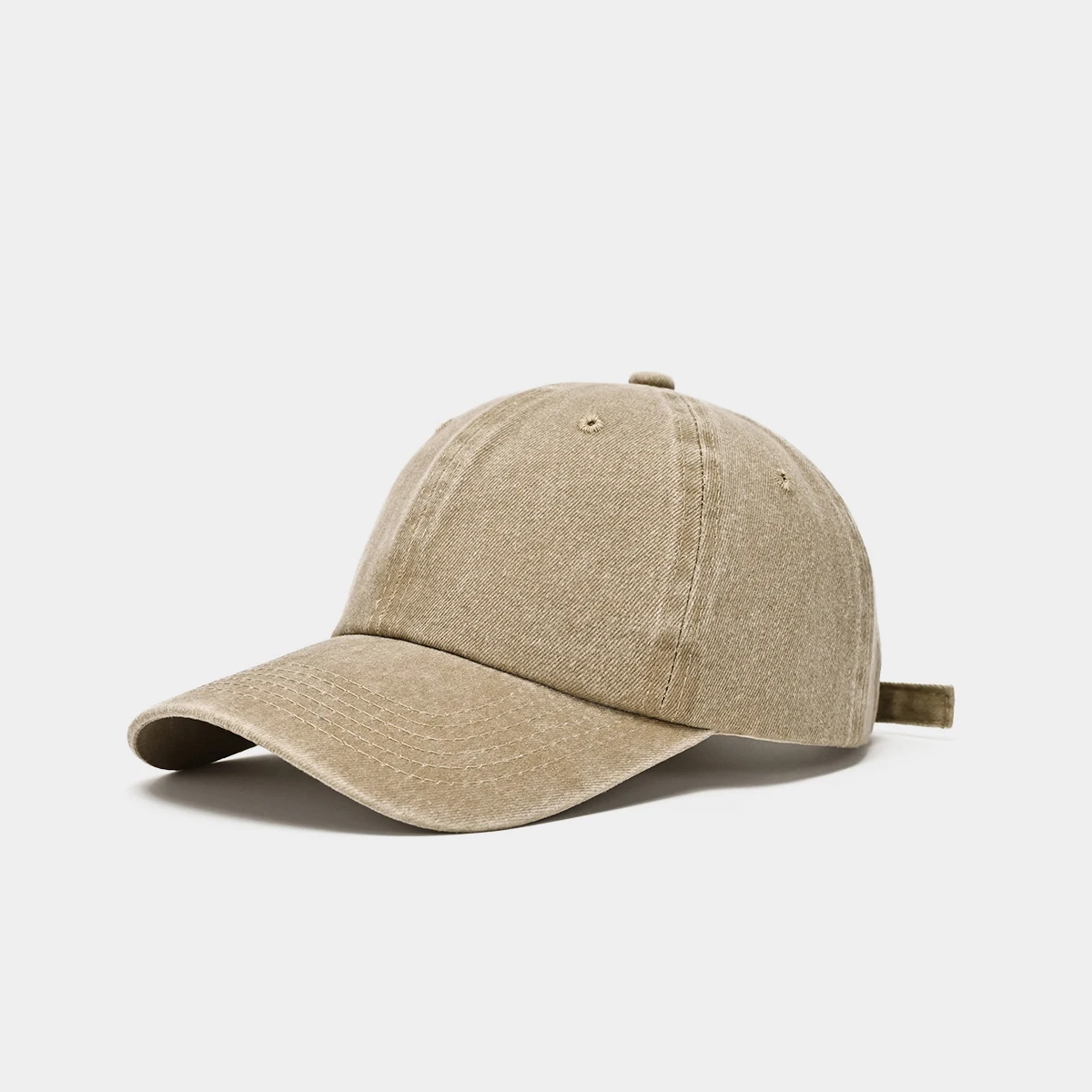 Męska czapka z daszkiem w stylu retro z osłoną przeciwsłoneczną Khaki