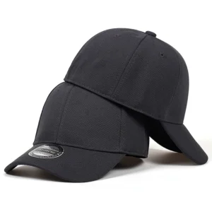 Męska czapka z daszkiem snapback z gumką Ciemnoszary