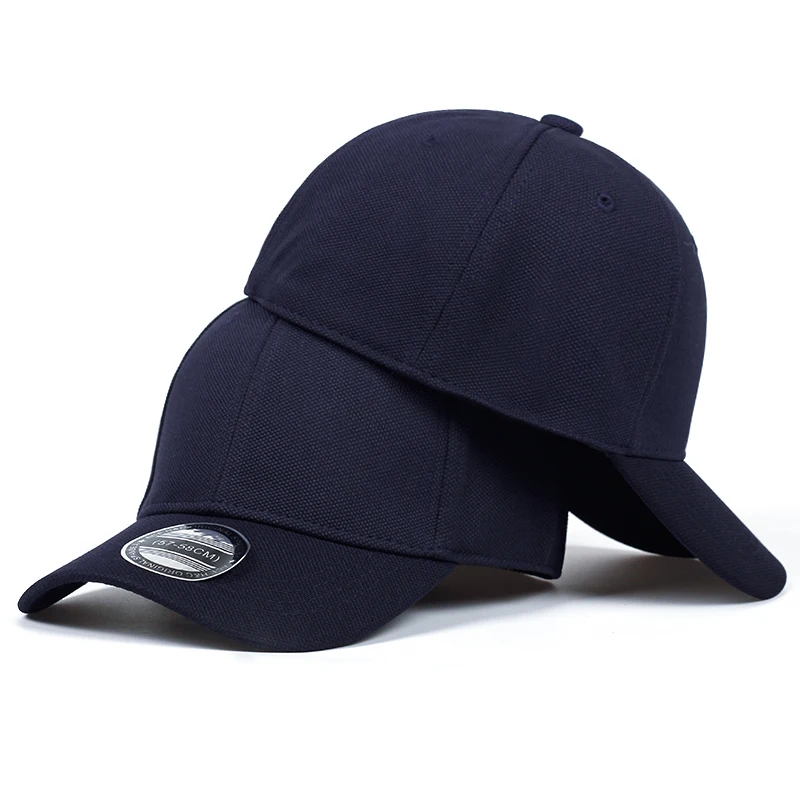 Męska czapka z daszkiem snapback z gumką Granatowy