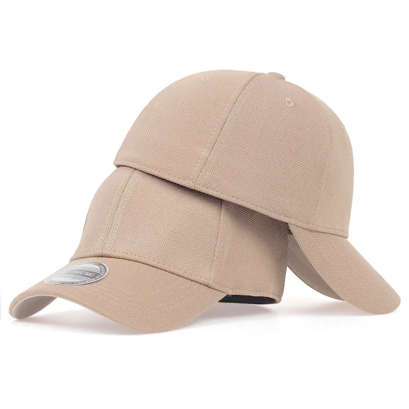 Męska czapka z daszkiem snapback z gumką Khaki