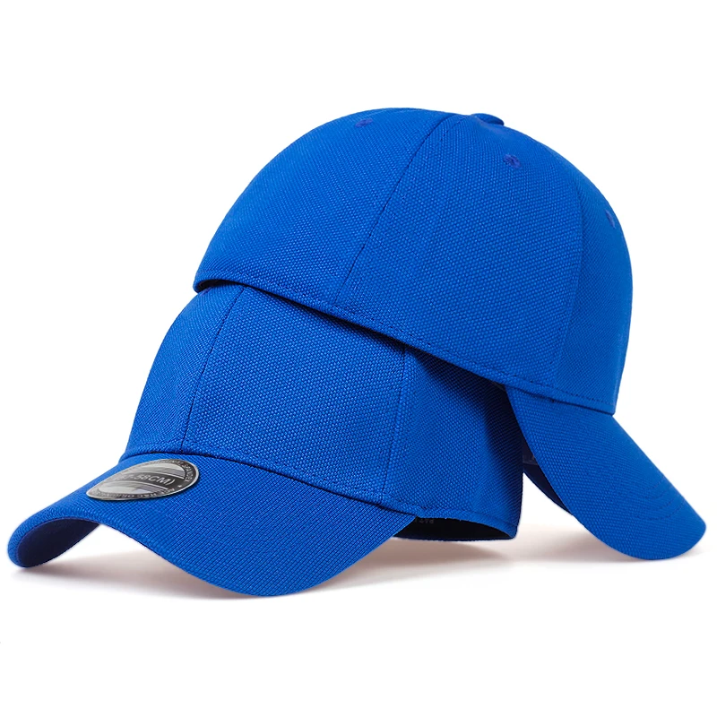 Męska czapka z daszkiem snapback z gumką Niebieski