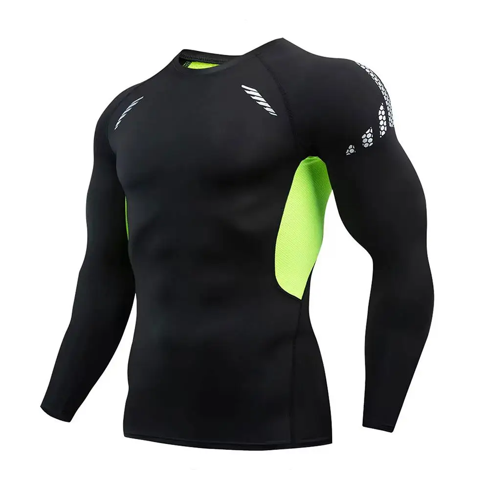Męska koszulka kompresyjna z długim rękawem szybkoschnąca Long sleeved 3