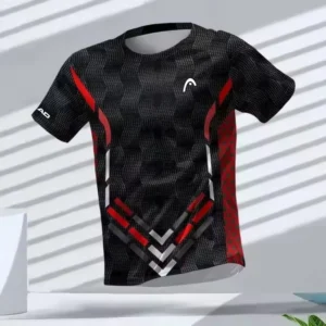 Męska koszulka sportowa szybkoschnąca do biegania 150tx260308136