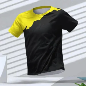 Męska koszulka sportowa szybkoschnąca do biegania S51tx8151