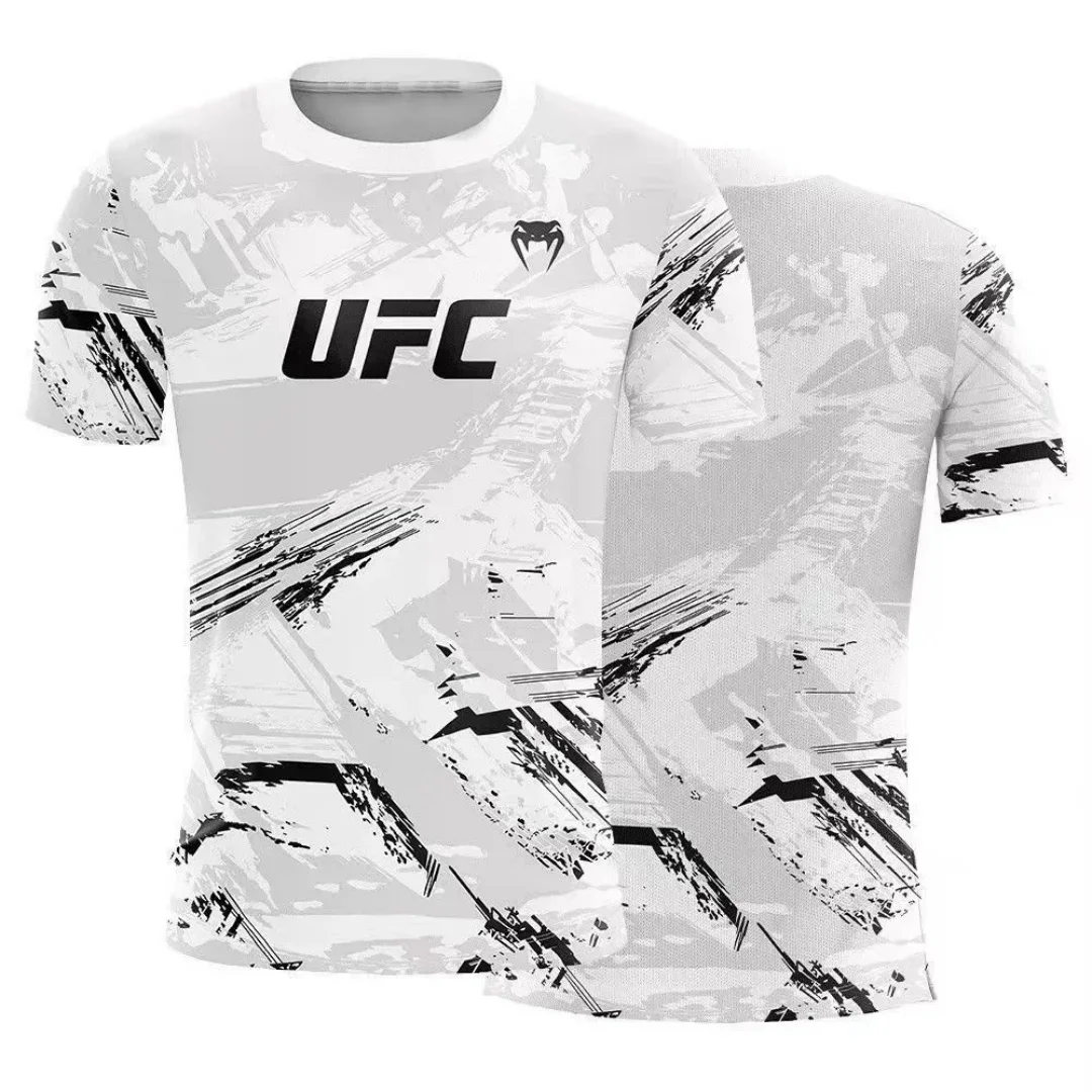 Męska koszulka sportowa szybkoschnąca w stylu UFC 150tx264150188