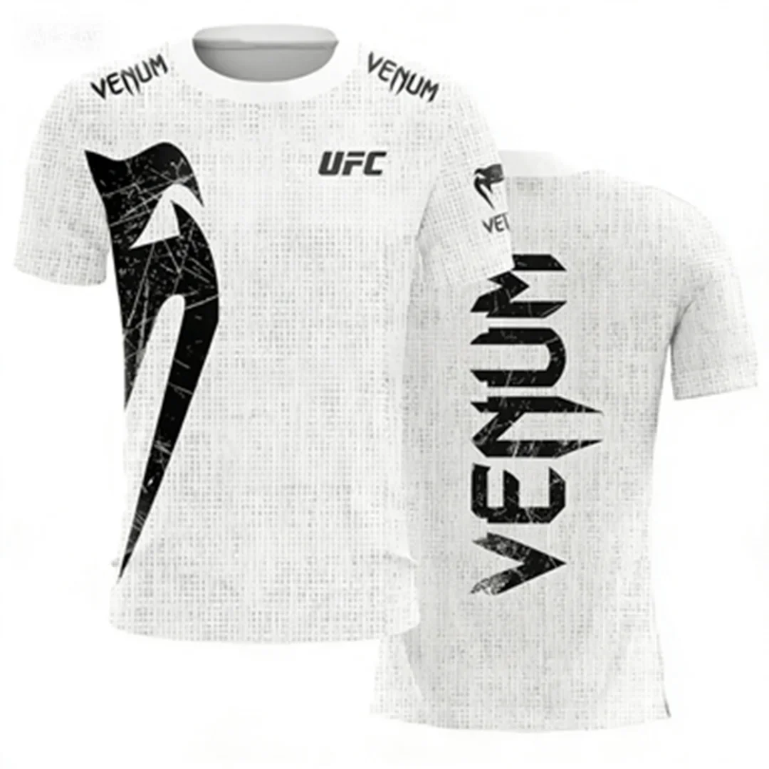 Męska koszulka sportowa szybkoschnąca w stylu UFC 150tx264150194
