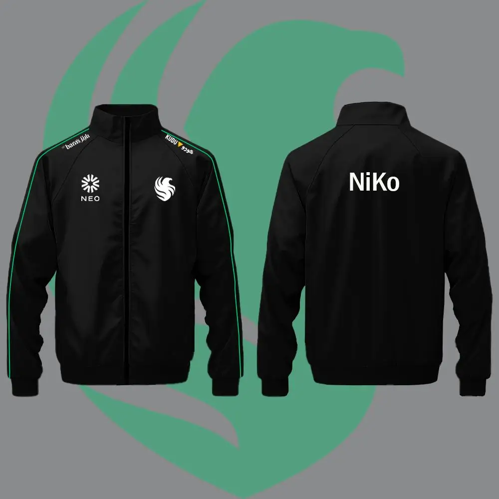 Męska kurtka ze stójką w stylu e-sportowym CS2 Iiwd007084lj