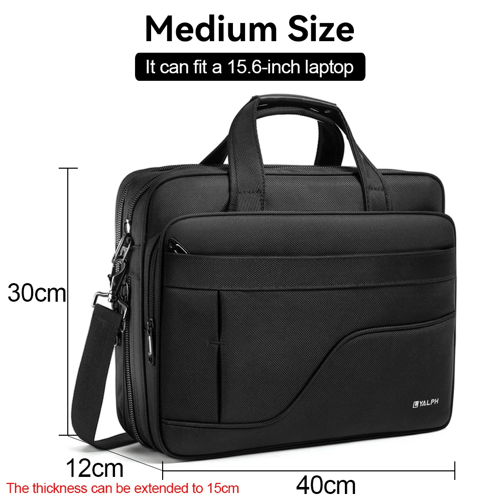 Męska torba na laptopa 15-19 cali z grubego płótna Medium size