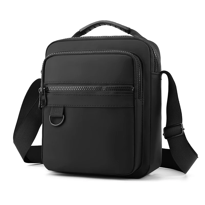 Mała męska torba na ramię crossbody z materiału Oxford Czarny