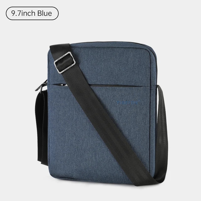 Męska torba na ramię Tigernu wodoodporna z miejscem na tablet Niebieski