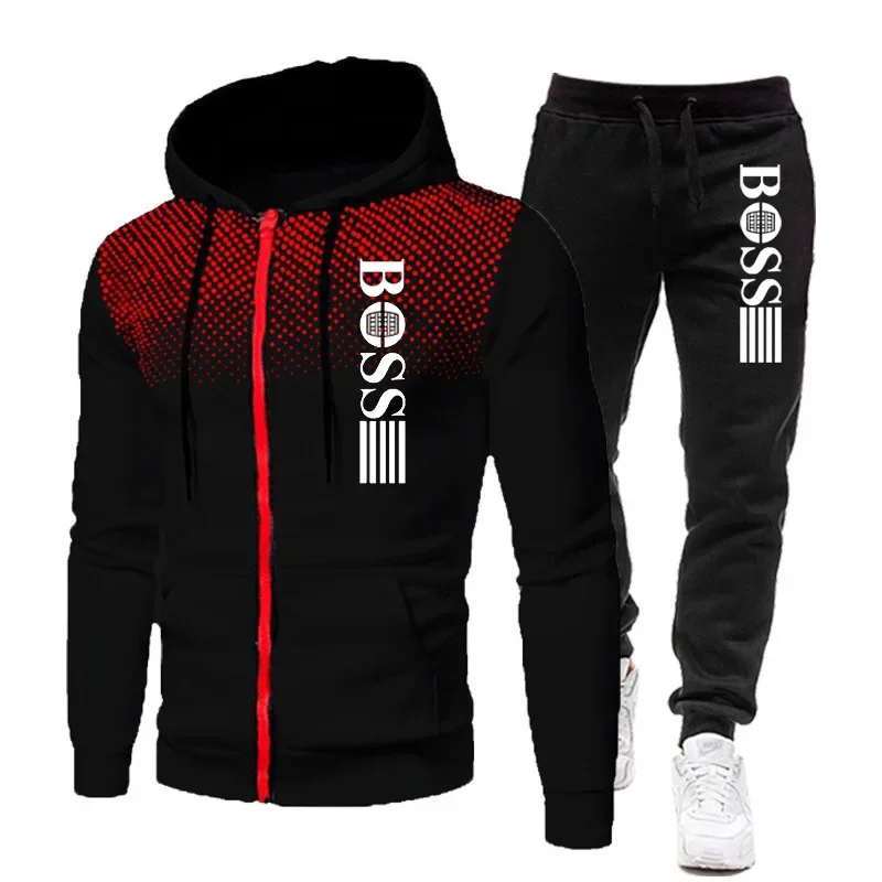 Męski dres – bluza z kapturem i spodnie na zamek Picture color 8
