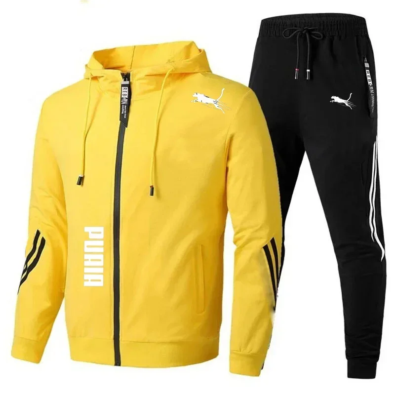 Męski dres dwuczęściowy: bluza z kapturem i spodnie Santiaogan7