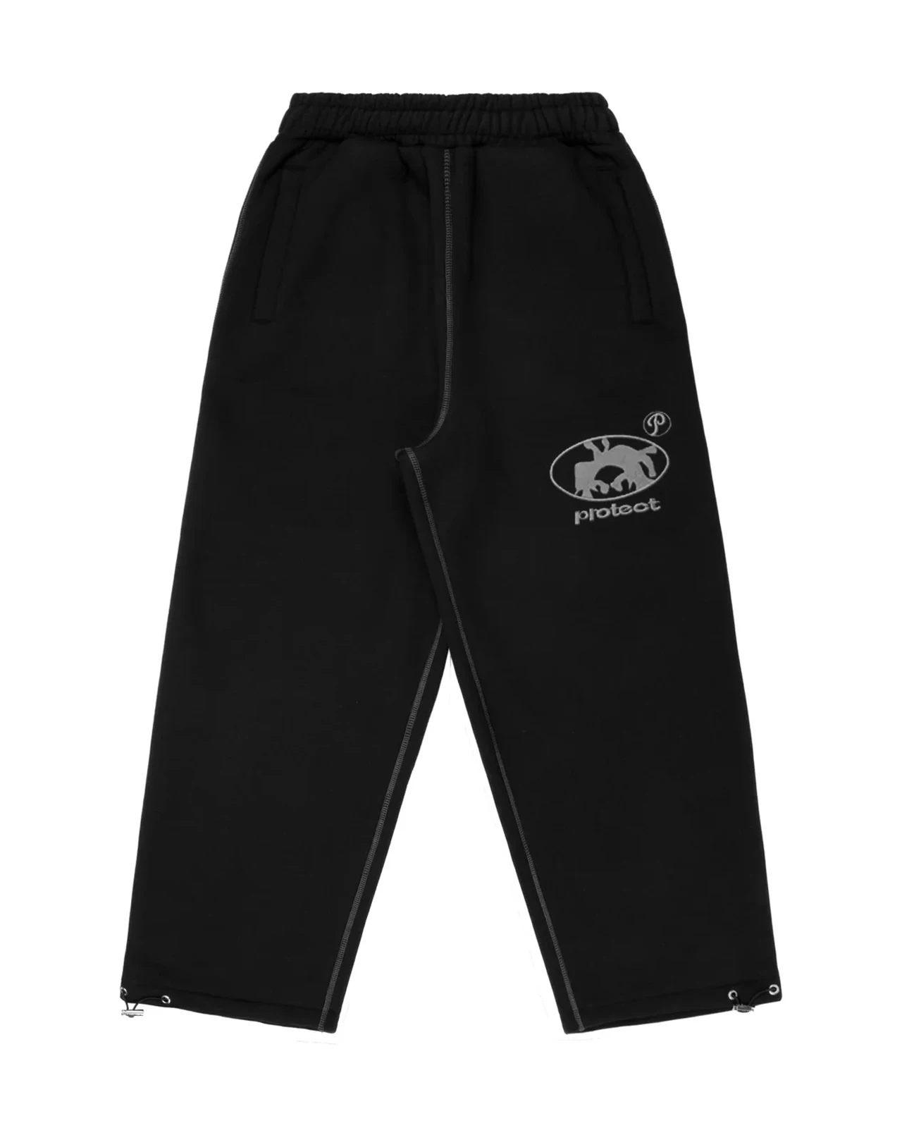 Męski dres dwuczęściowy w stylu streetwear Y2K Szary