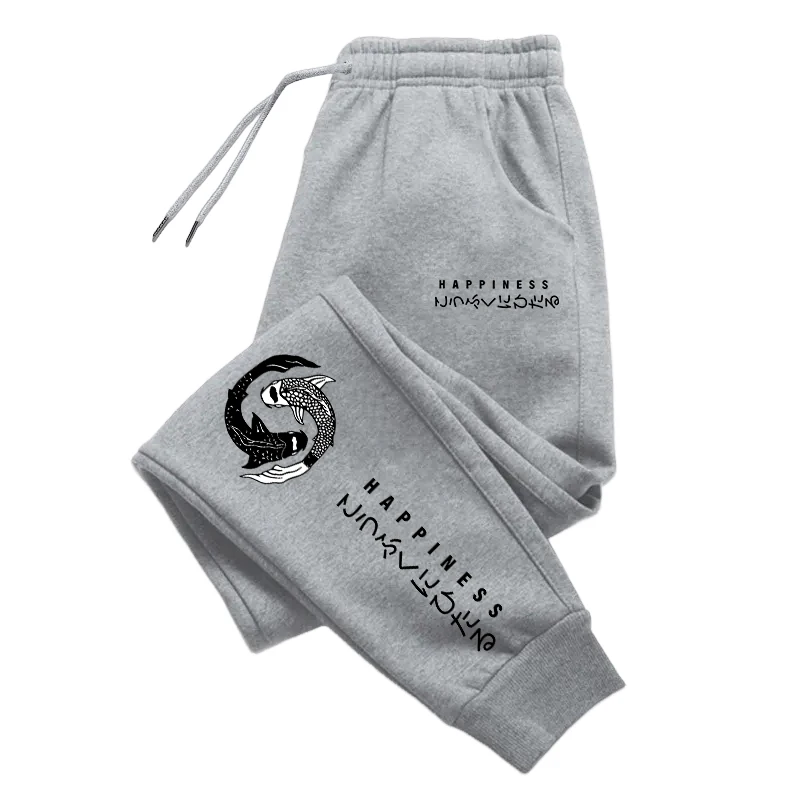 Męski dres komplet bluza i spodnie na jesień Szary