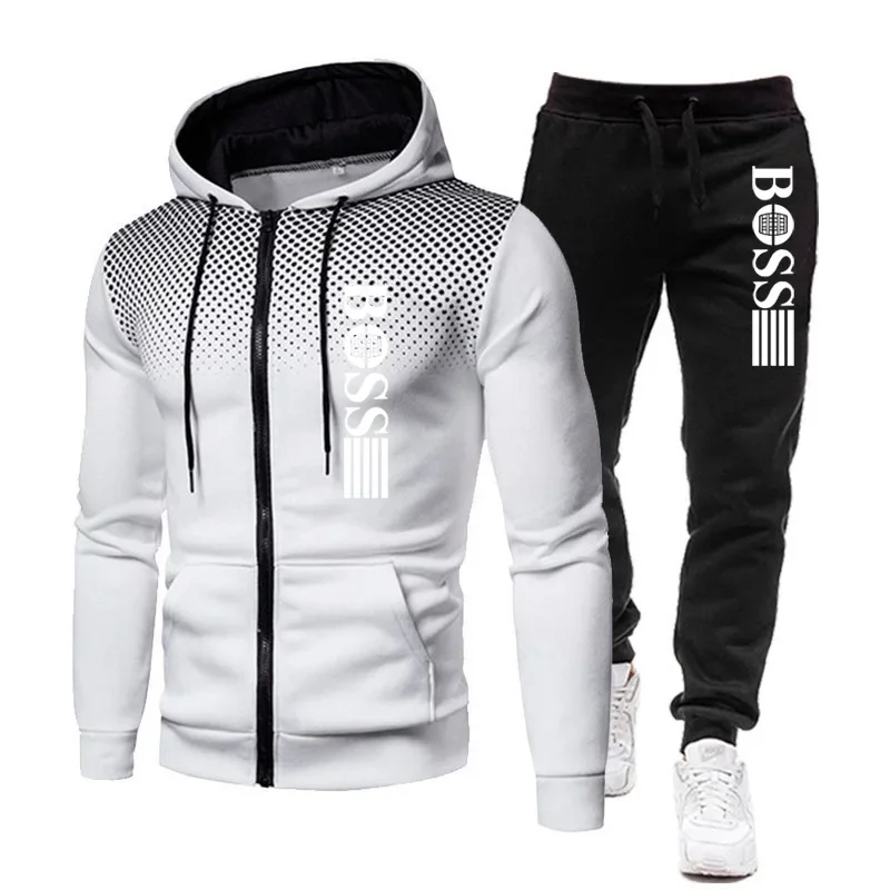 Męski dres jesienno-zimowy bluza z kapturem i spodnie Picture color 13