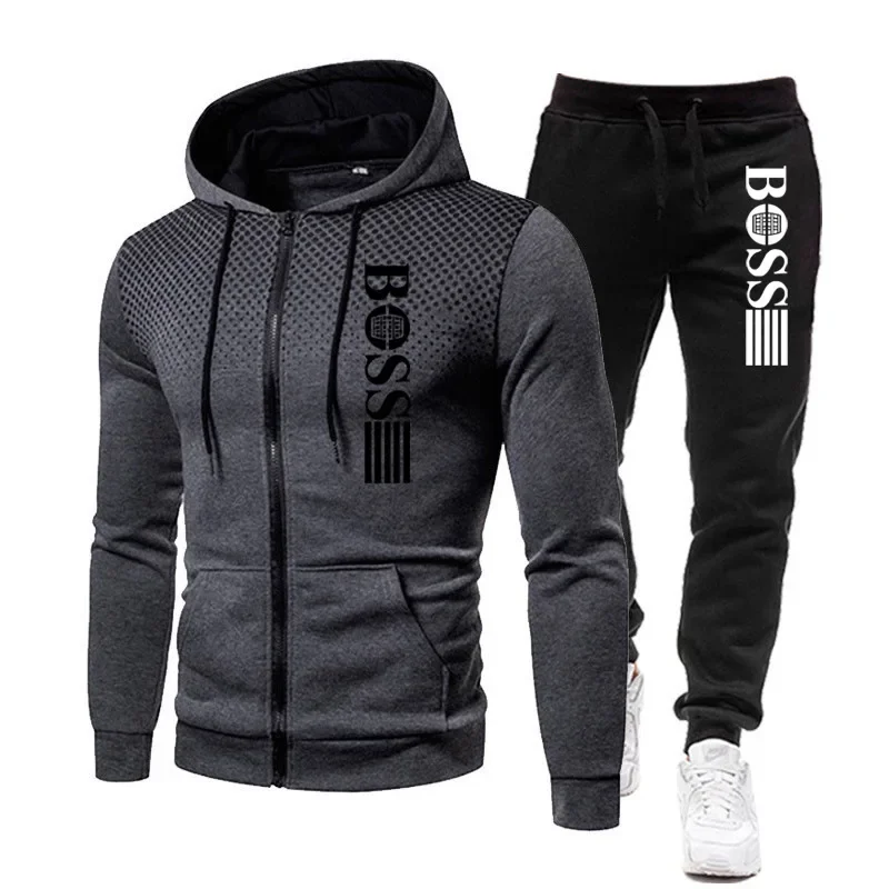Męski dres jesienno-zimowy bluza z kapturem i spodnie Picture color 9