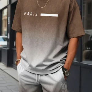 Mski komplet letni - koszulka i szorty w stylu streetwear Mbtz251120143ln2