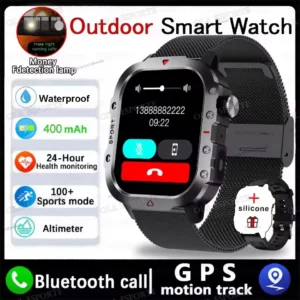 Męski smartwatch z funkcją rozmów i monitorem zdrowia New bk22milan