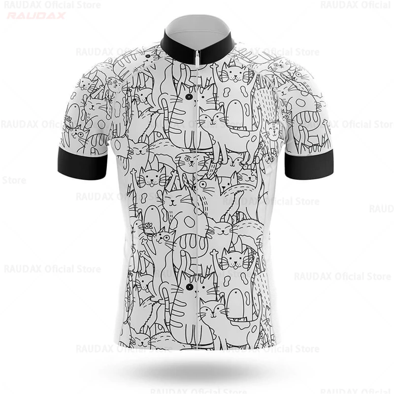 Męski strój kolarski koszulka i spodenki z nadrukiem Cycling jersey 3