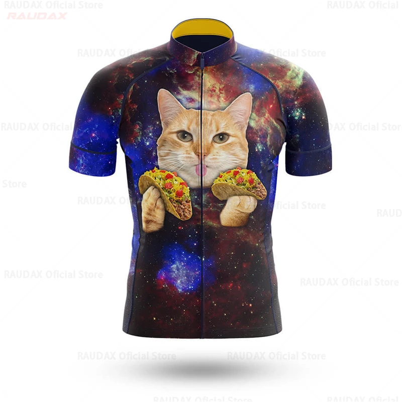 Męski strój kolarski koszulka i spodenki z nadrukiem Cycling jersey 6