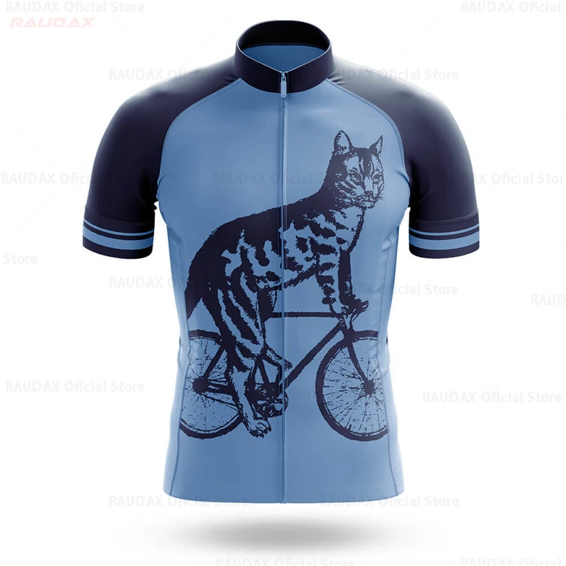 Męski strój kolarski koszulka i spodenki z nadrukiem Cycling jersey 8