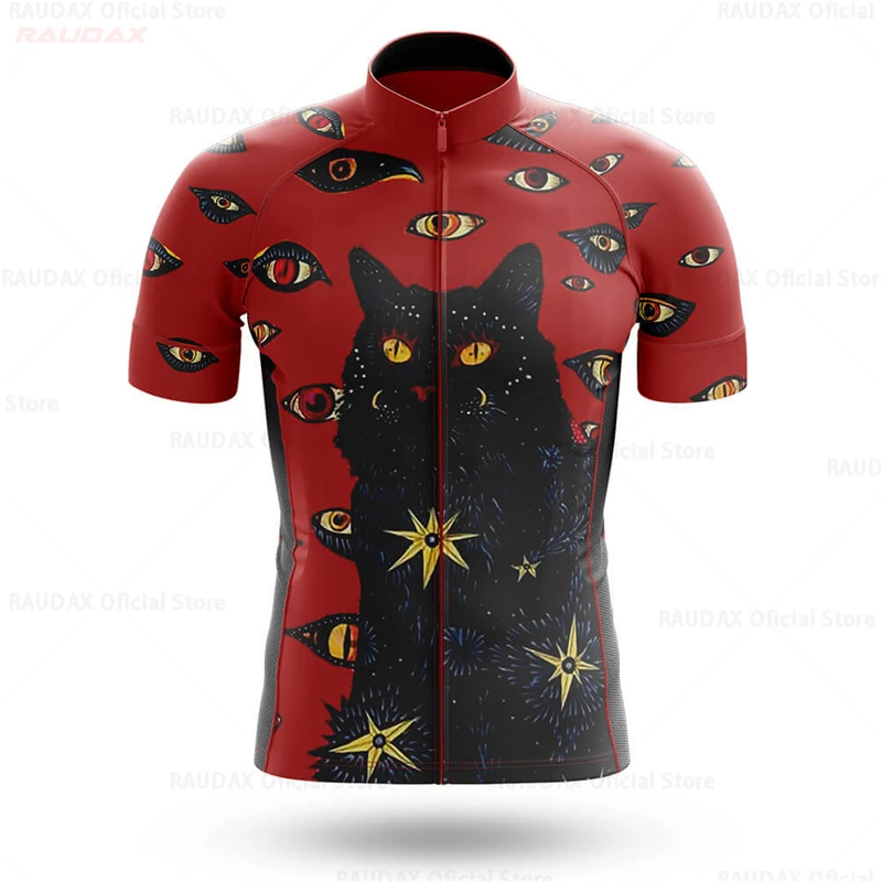 Męski strój kolarski koszulka i spodenki z nadrukiem Cycling jersey 9