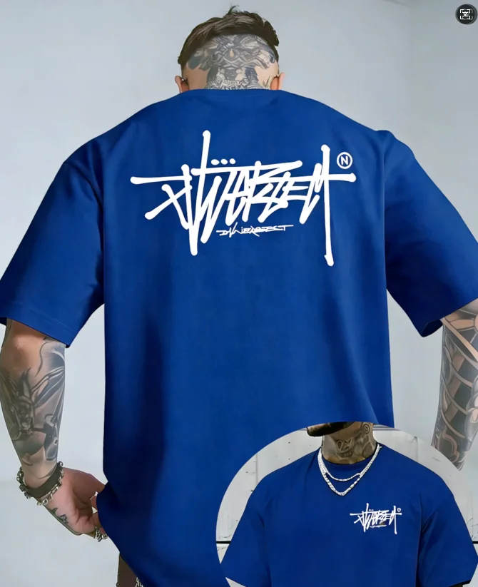 Męski t-shirt z bawełny z krótkim rękawem 2