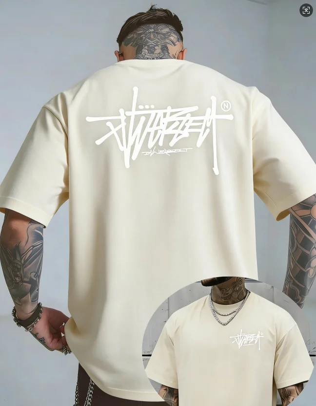 Męski t-shirt z bawełny z krótkim rękawem 4