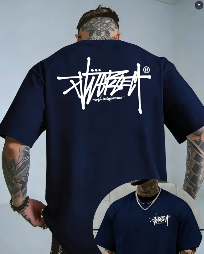 Męski t-shirt z bawełny z krótkim rękawem 9
