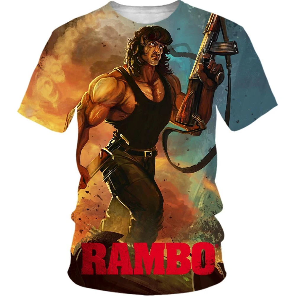 Męski t-shirt z nadrukiem 3D z autem sportowym 2