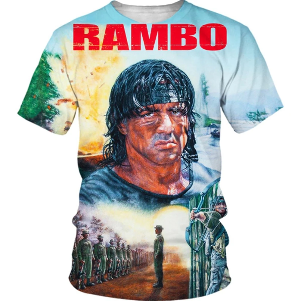 Męski t-shirt z nadrukiem 3D z autem sportowym 7