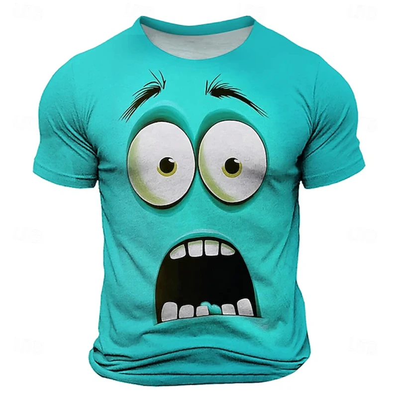 Męski t-shirt z nadrukiem 3D z krótkim rękawem Mbdx25828001ln12