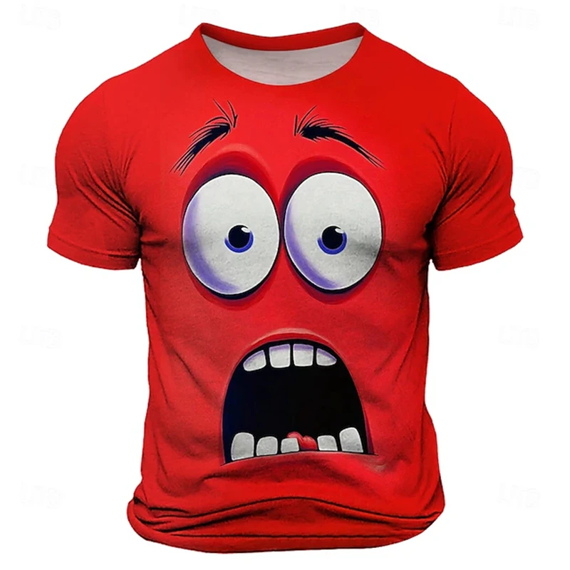 Męski t-shirt z nadrukiem 3D z krótkim rękawem Mbdx25828001ln13