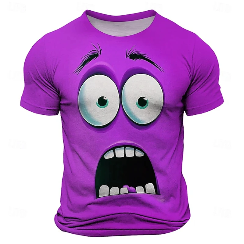 Męski t-shirt z nadrukiem 3D z krótkim rękawem Mbdx25828001ln14