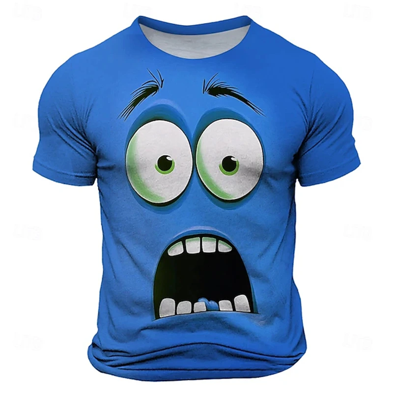 Męski t-shirt z nadrukiem 3D z krótkim rękawem Mbdx25828001ln15