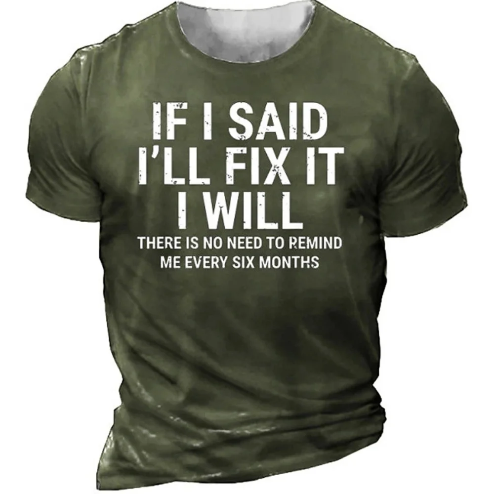 Męski t-shirt z nadrukiem 3D i napisem S49tx6059