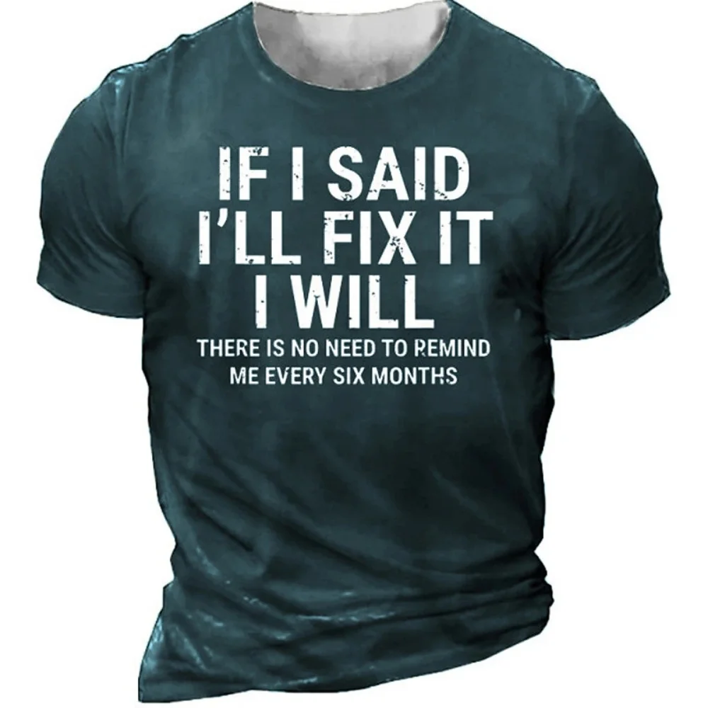 Męski t-shirt z nadrukiem 3D i napisem S49tx6064