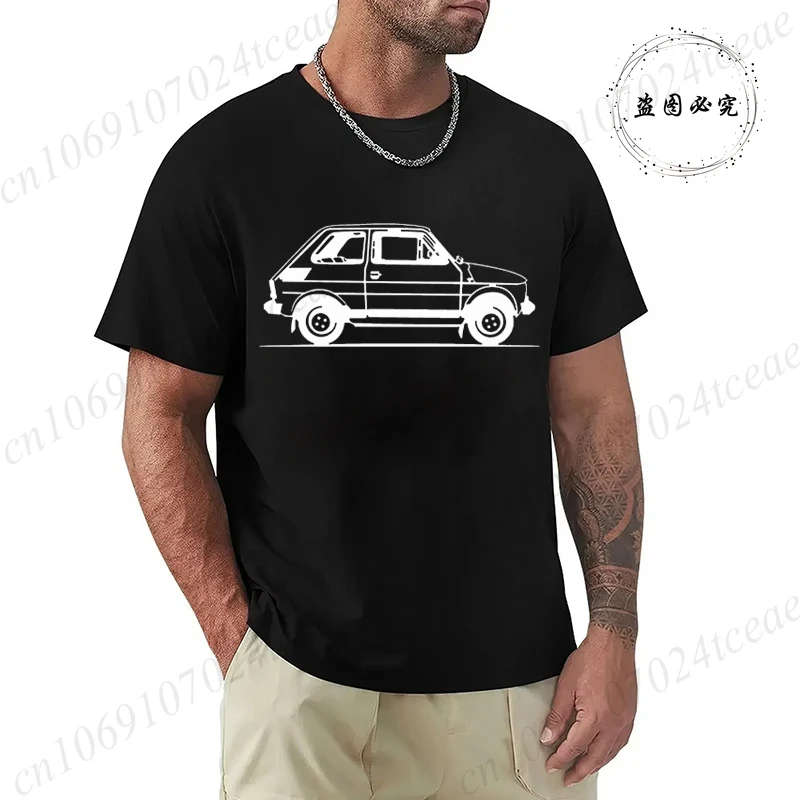 Męski t-shirt z nadrukiem klasycznego auta 3 1