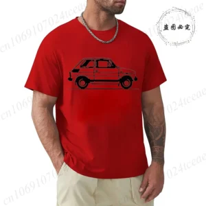 Męski t-shirt z nadrukiem klasycznego auta 3 3