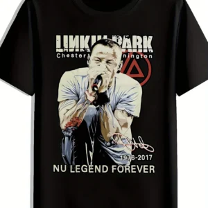 Męski t-shirt z nadrukiem zespołu rockowego, krótki rękaw Jcs bl