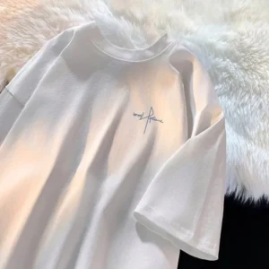 Męski T-shirt oversize duże rozmiary do 8XL Biały