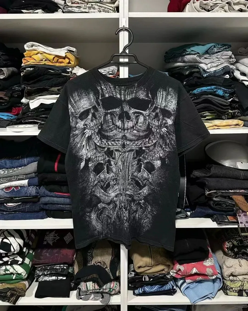Męski t-shirt Y2K z nadrukiem retro, oddychający na lato Dtket39x31ms